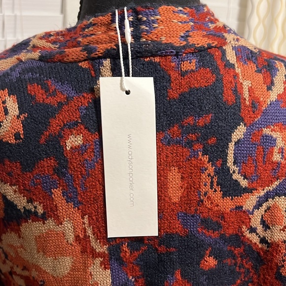 Multi-colored cardigan sweater - Picture 4 of 8